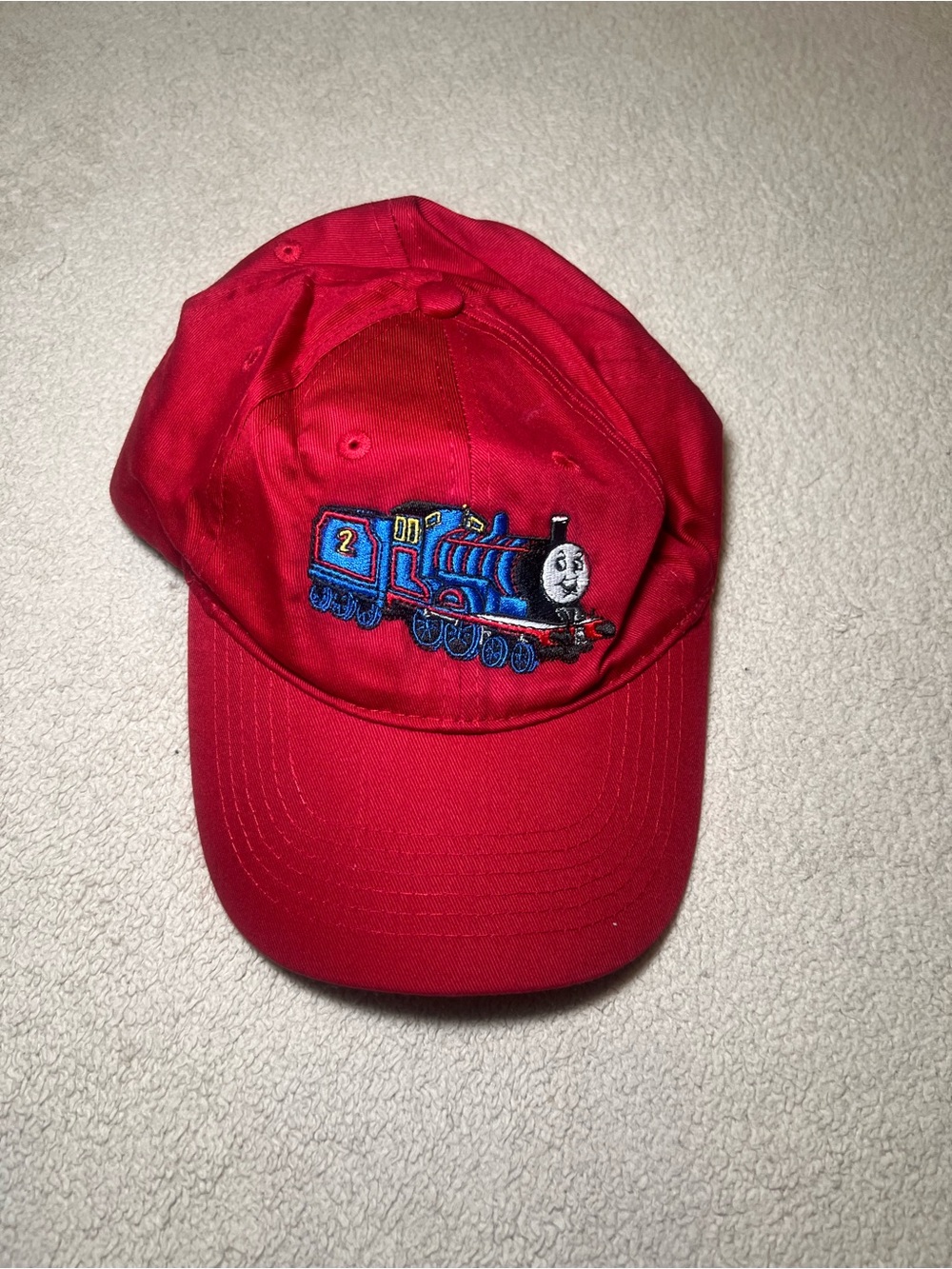 Thomas & Friends Red Embroidered Thomas Baseball Hat